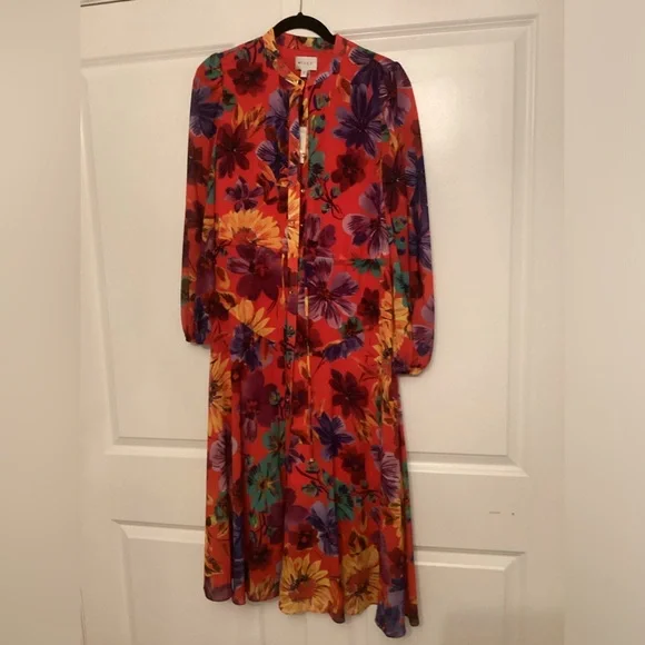 MILLY Lorain Wildflower Dress - Picture 2 of 5